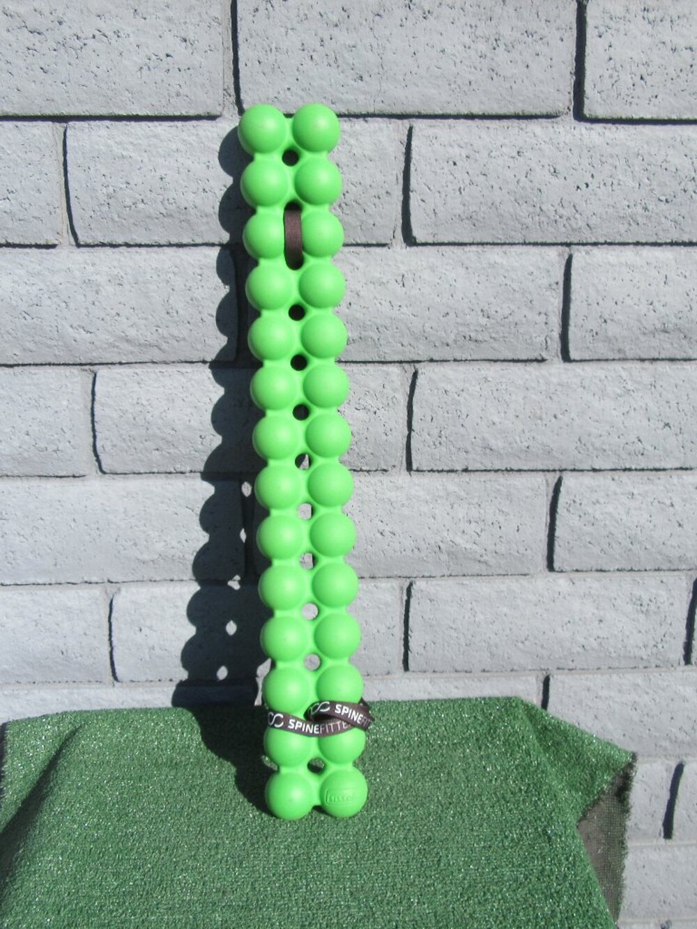 Spinefitter by Sissel Lime Green Massage Device For Back Stretching Pain Relief